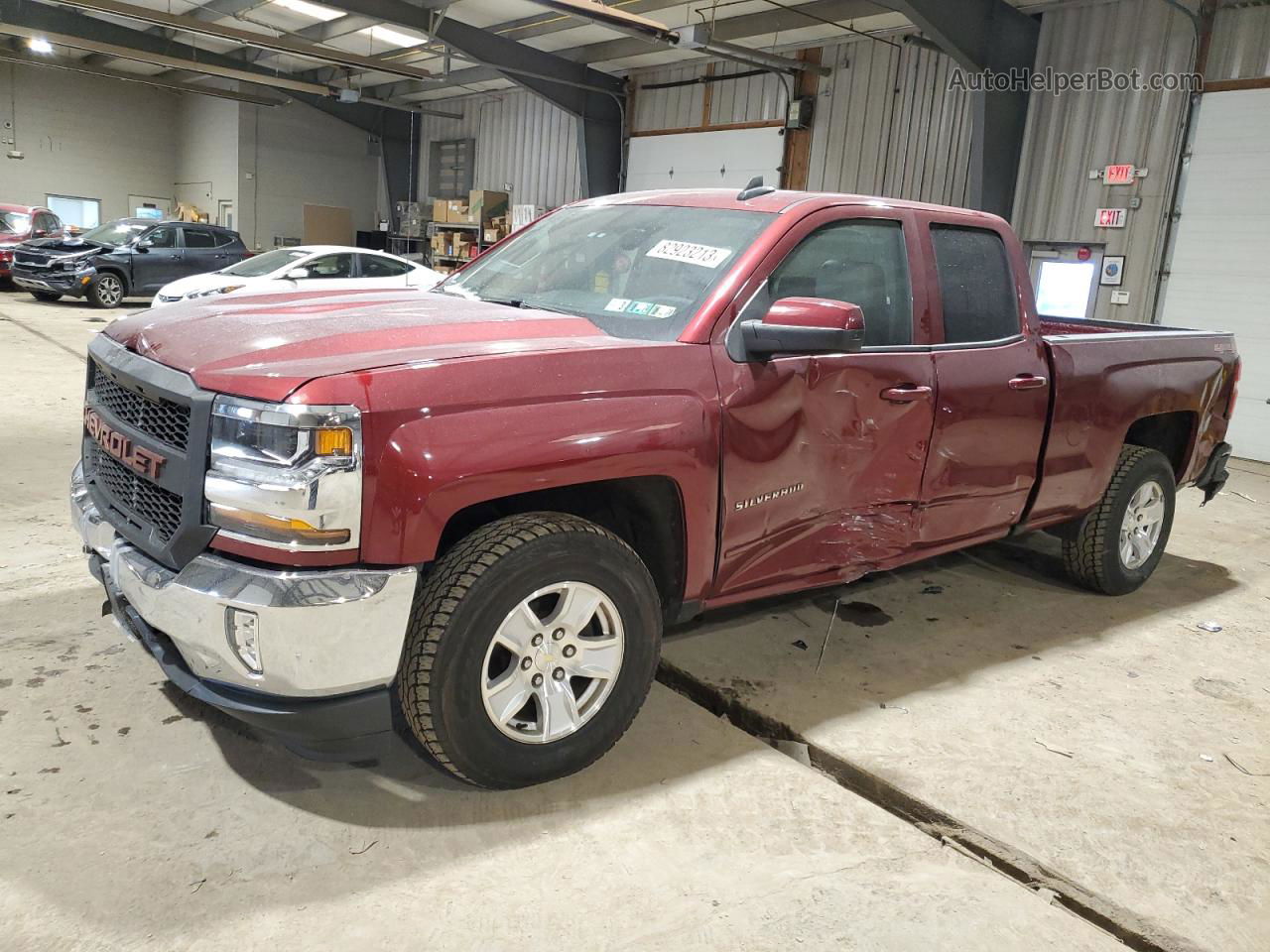 2016 Chevrolet Silverado K1500 Lt Burgundy vin: 1GCVKREC2GZ408741