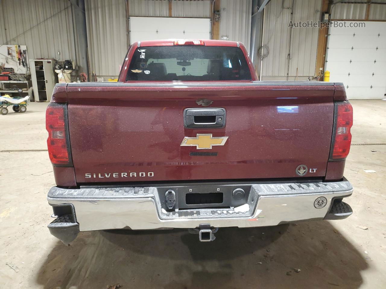 2016 Chevrolet Silverado K1500 Lt Burgundy vin: 1GCVKREC2GZ408741