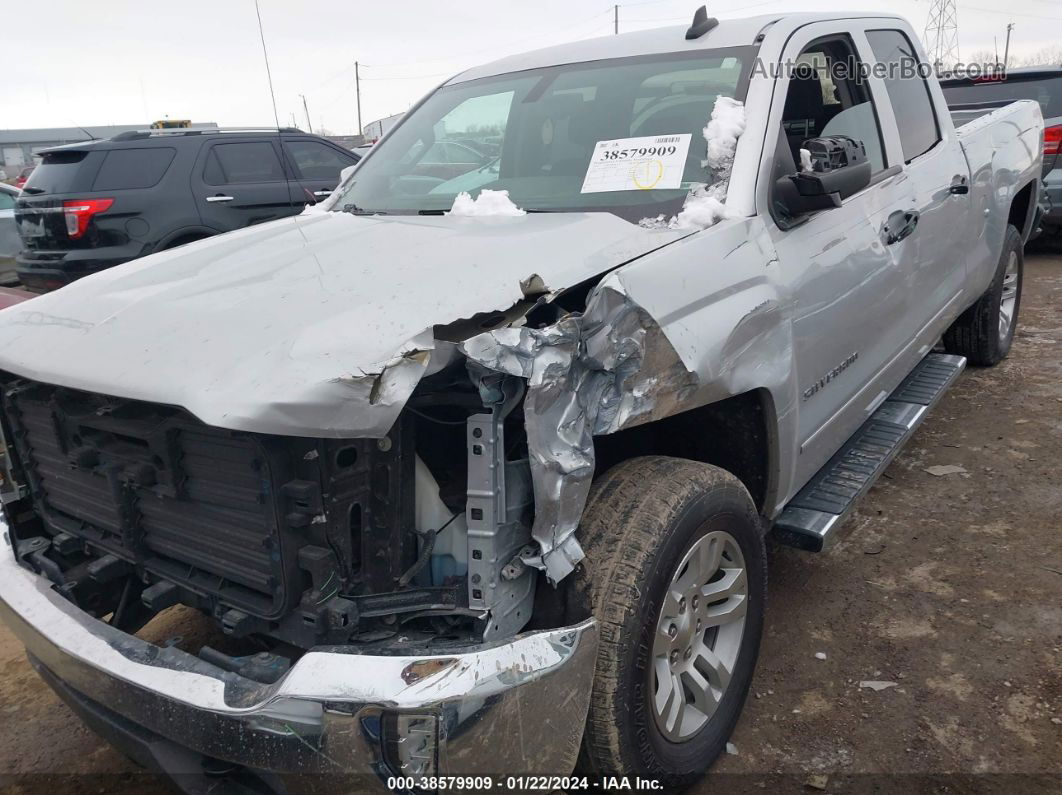 2018 Chevrolet Silverado 1500 1lt Silver vin: 1GCVKREC2JZ259061