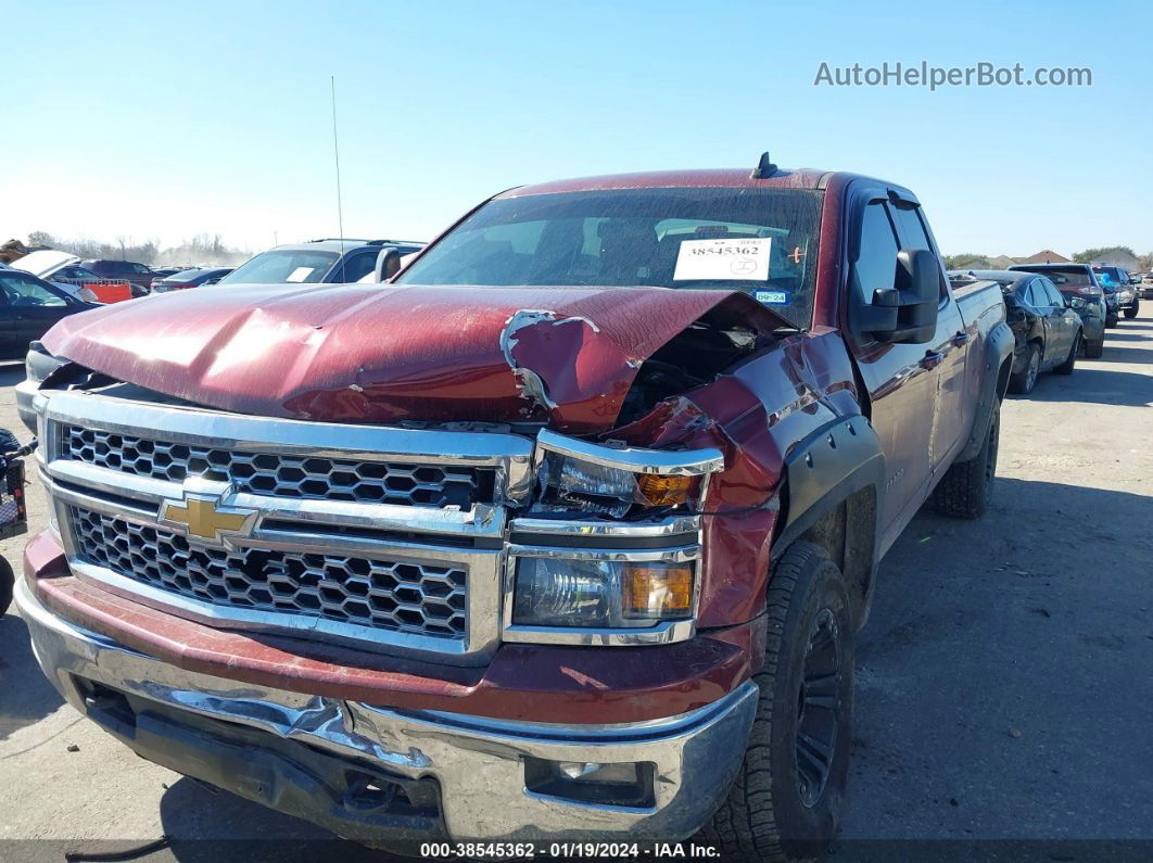 2015 Chevrolet Silverado 1500 1lt Burgundy vin: 1GCVKREC3FZ207476