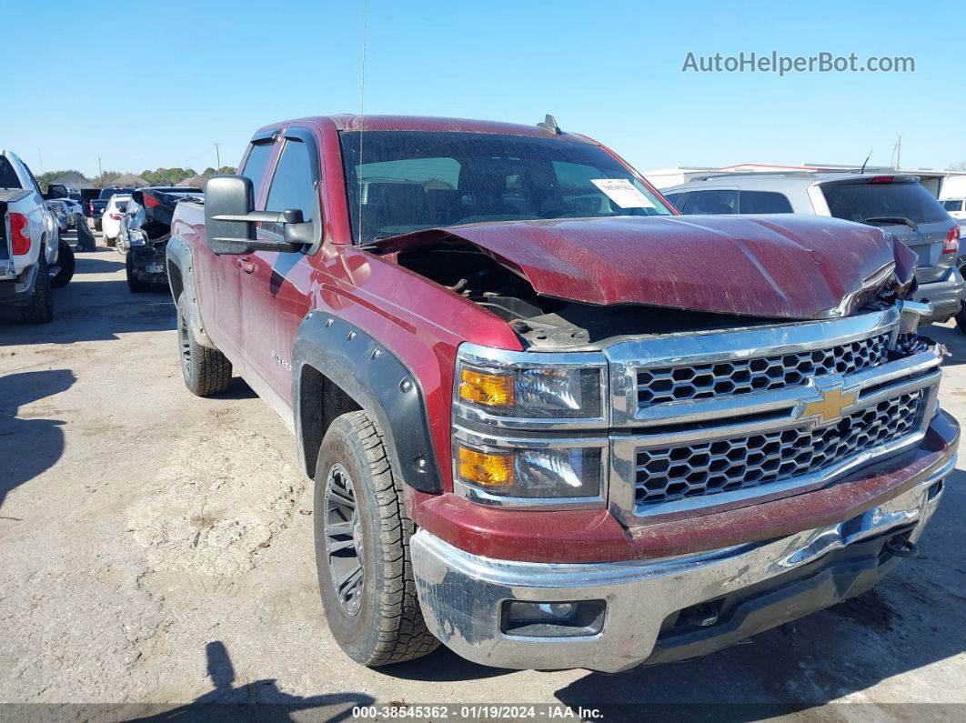 2015 Chevrolet Silverado 1500 1lt Burgundy vin: 1GCVKREC3FZ207476