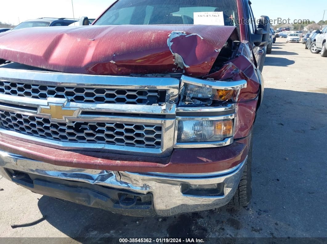 2015 Chevrolet Silverado 1500 1lt Burgundy vin: 1GCVKREC3FZ207476