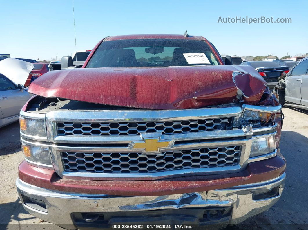 2015 Chevrolet Silverado 1500 1lt Burgundy vin: 1GCVKREC3FZ207476