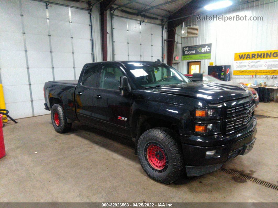 2015 Chevrolet Silverado 1500 Lt Black vin: 1GCVKREC3FZ427118