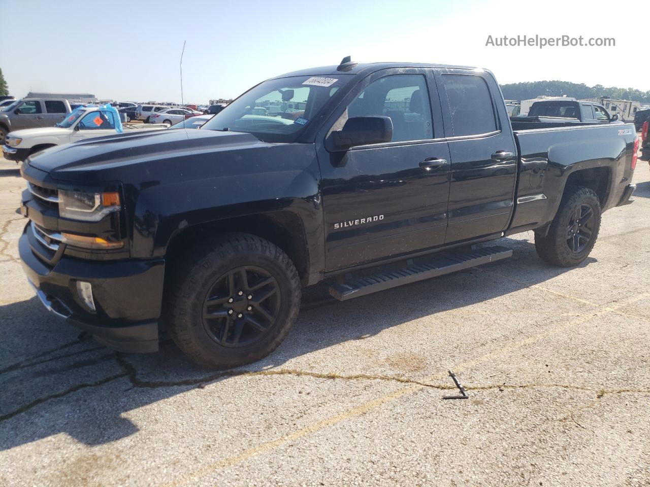 2016 Chevrolet Silverado K1500 Lt Black vin: 1GCVKREC3GZ120226