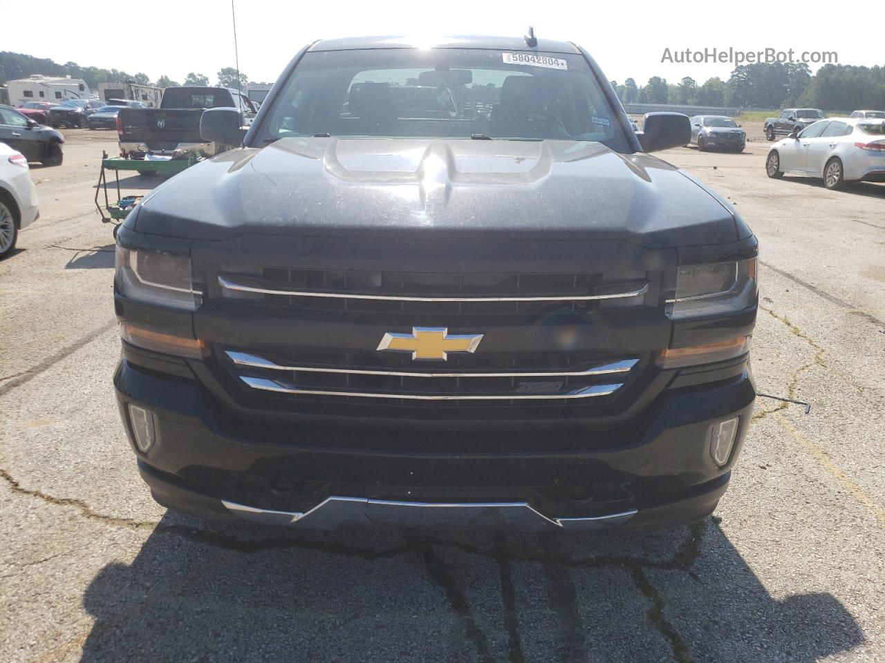 2016 Chevrolet Silverado K1500 Lt Black vin: 1GCVKREC3GZ120226