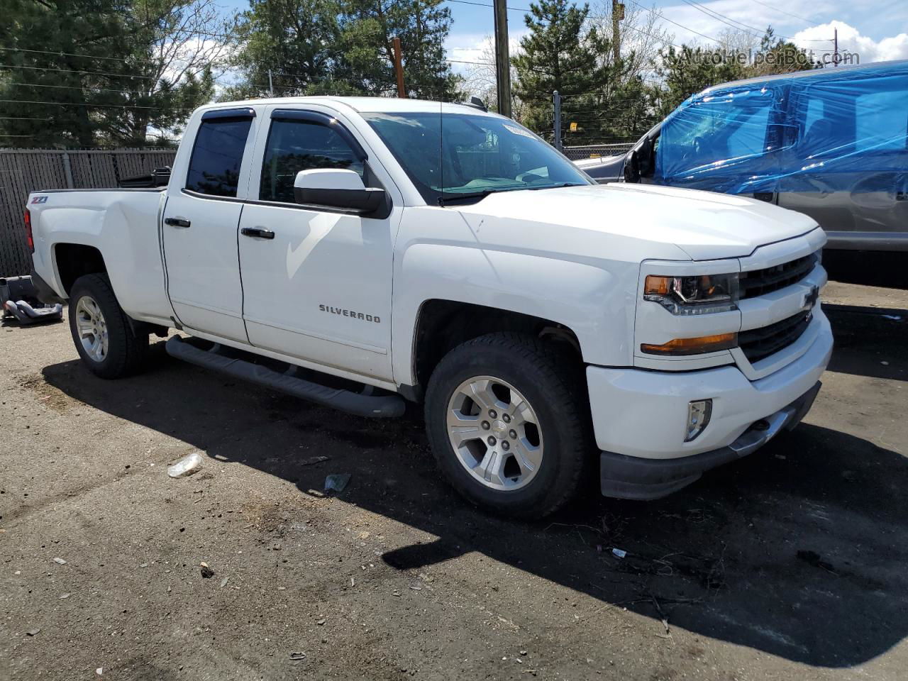 2016 Chevrolet Silverado K1500 Lt White vin: 1GCVKREC3GZ343043