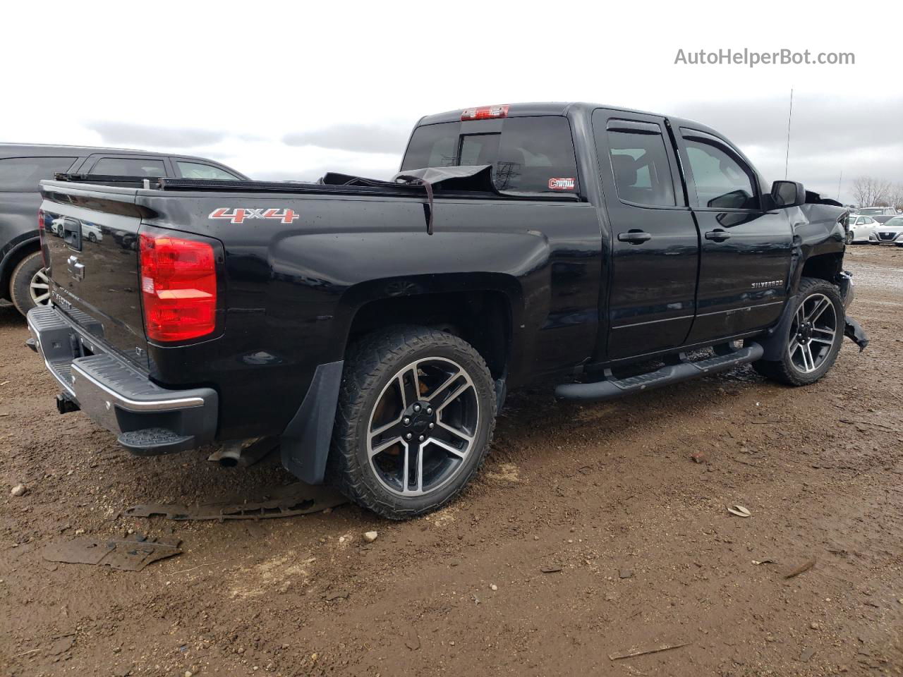 2016 Chevrolet Silverado K1500 Lt Black vin: 1GCVKREC3GZ407016