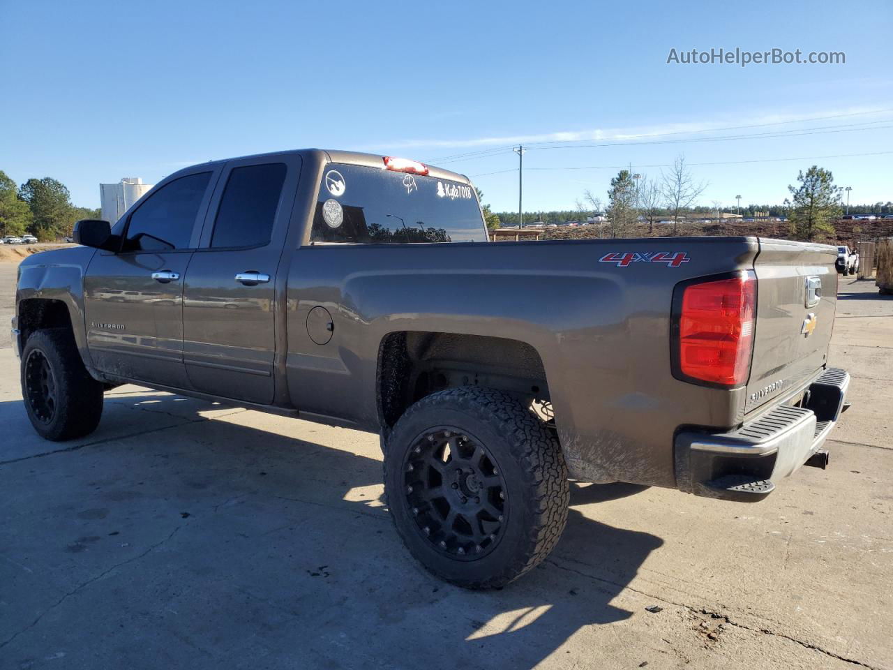 2015 Chevrolet Silverado K1500 Lt Brown vin: 1GCVKREC4FZ221239