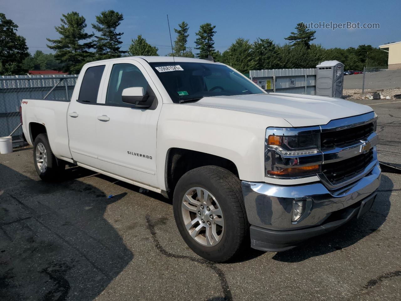 2016 Chevrolet Silverado K1500 Lt White vin: 1GCVKREC4GZ159472