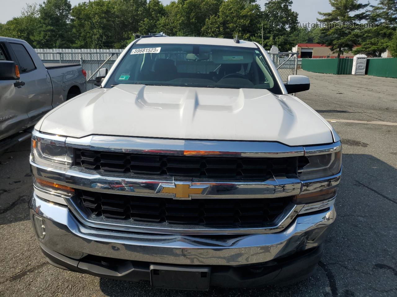 2016 Chevrolet Silverado K1500 Lt White vin: 1GCVKREC4GZ159472