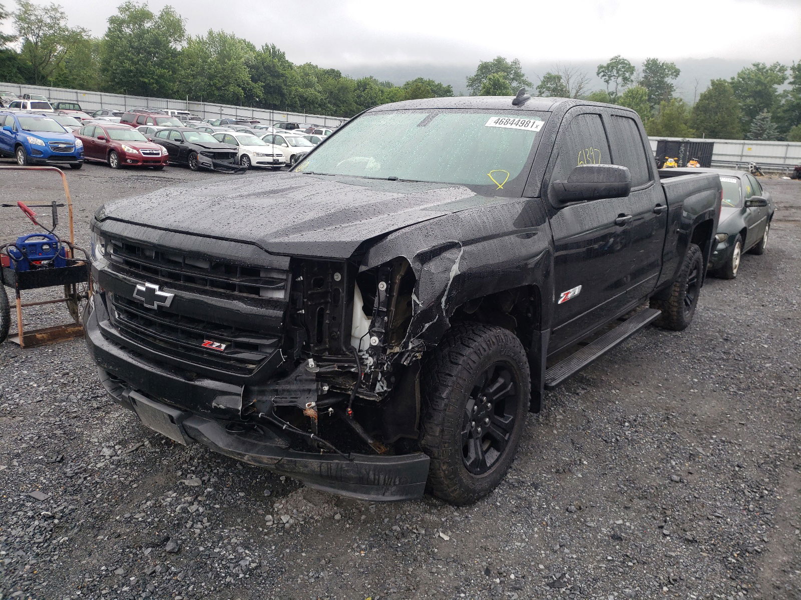 2016 Chevrolet Silverado K1500 Lt Black vin: 1GCVKREC4GZ318135