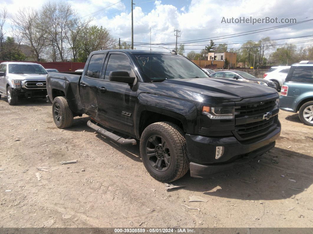 2016 Chevrolet Silverado 1500 2lt Black vin: 1GCVKREC4GZ377816