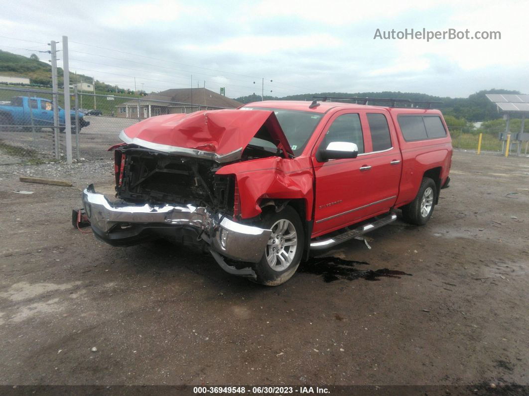 2016 Chevrolet Silverado 1500 Lt Красный vin: 1GCVKREC4GZ395085