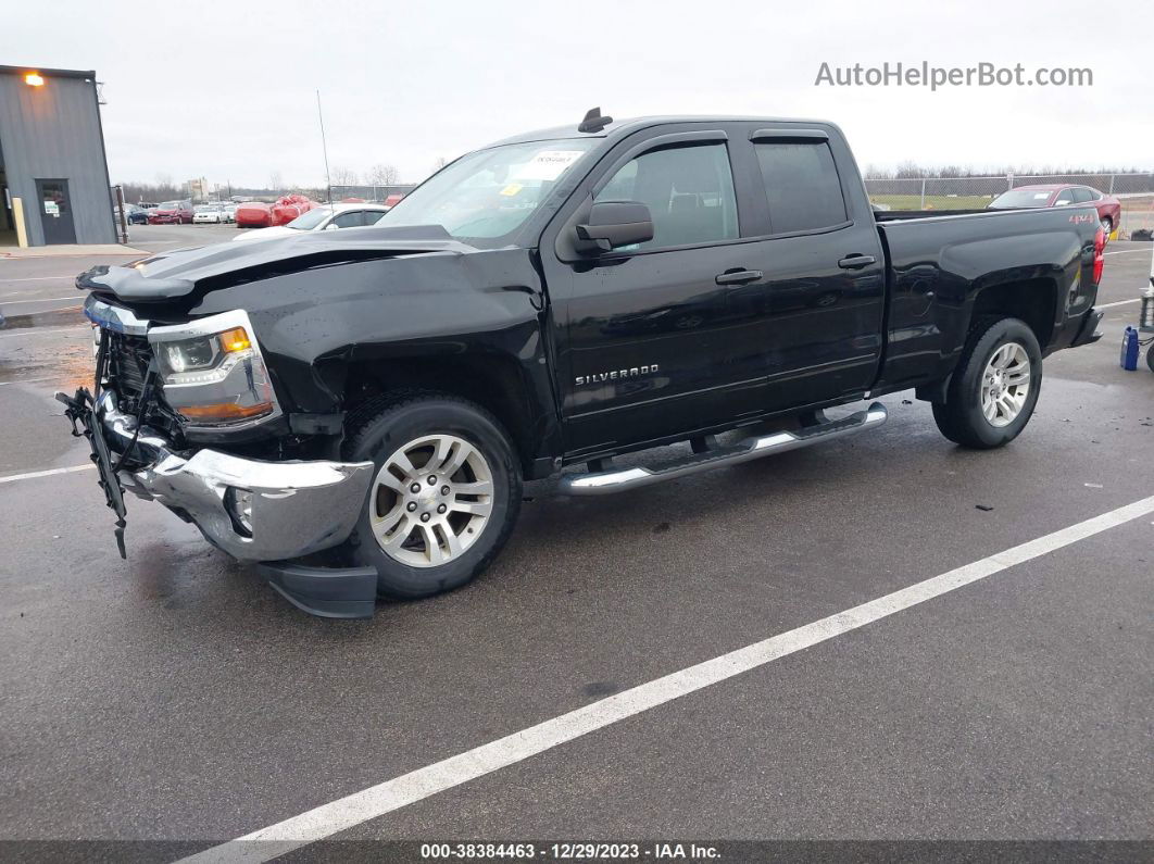 2018 Chevrolet Silverado 1500 1lt Black vin: 1GCVKREC4JZ157387