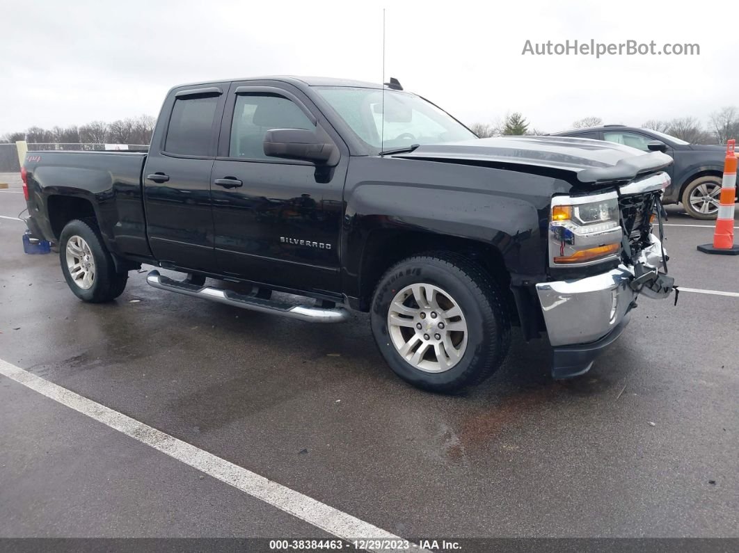 2018 Chevrolet Silverado 1500 1lt Black vin: 1GCVKREC4JZ157387