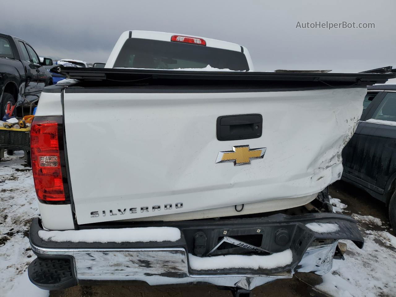 2016 Chevrolet Silverado K1500 Lt White vin: 1GCVKREC5GZ200983