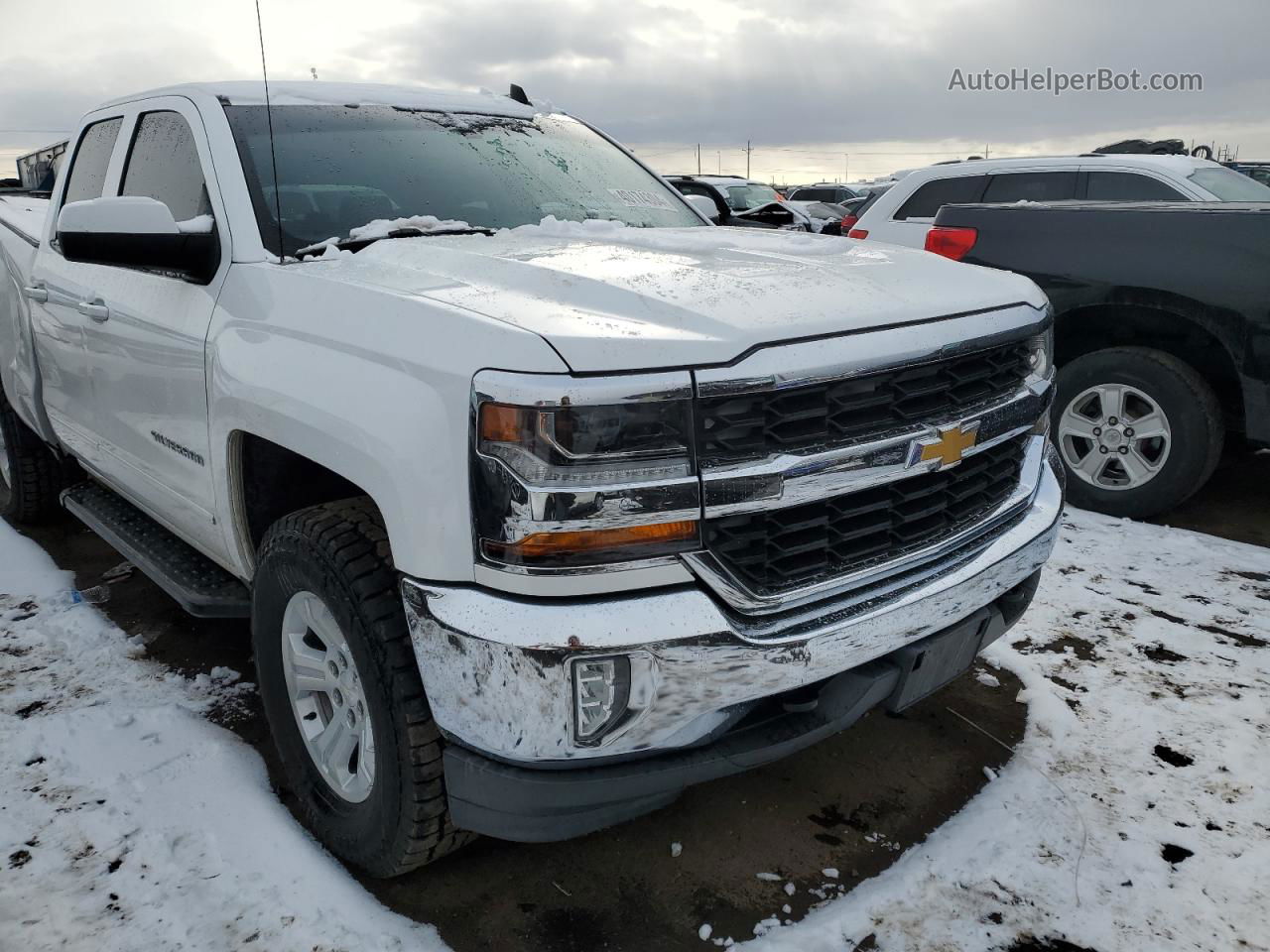 2016 Chevrolet Silverado K1500 Lt White vin: 1GCVKREC5GZ200983