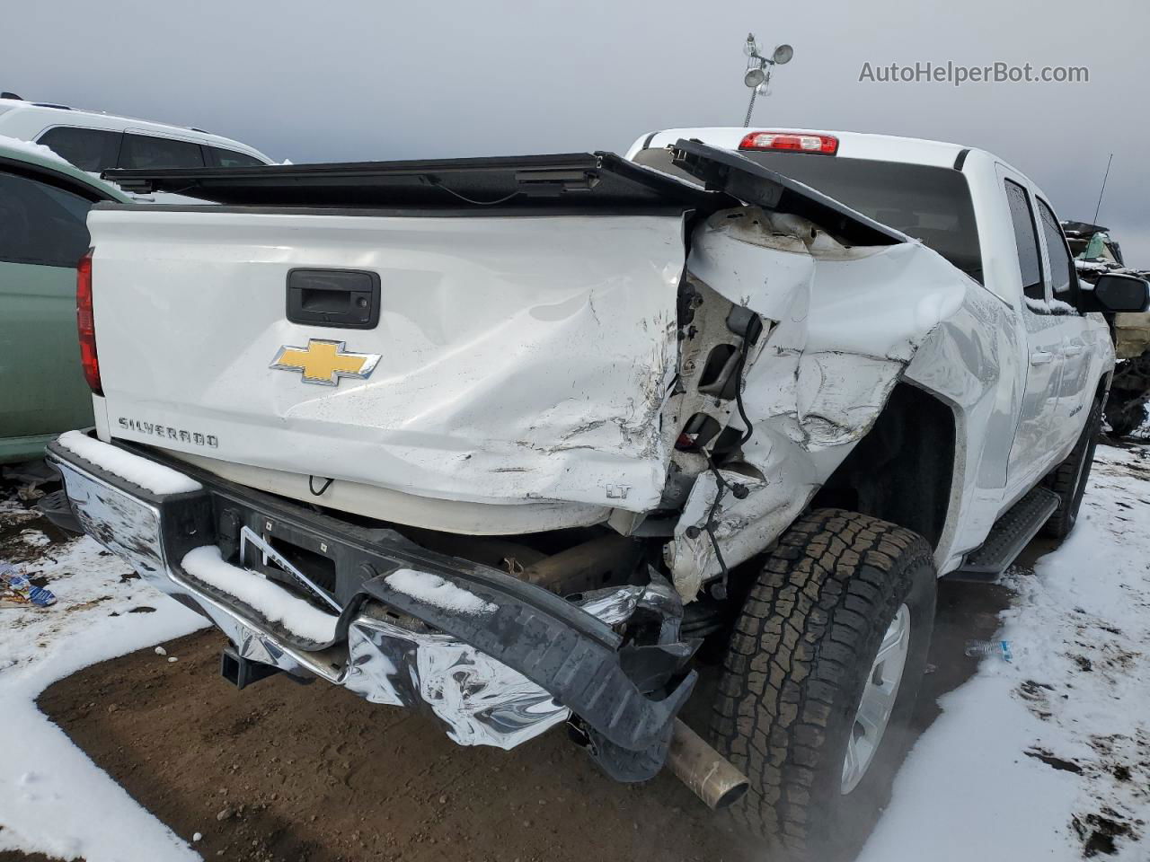 2016 Chevrolet Silverado K1500 Lt White vin: 1GCVKREC5GZ200983