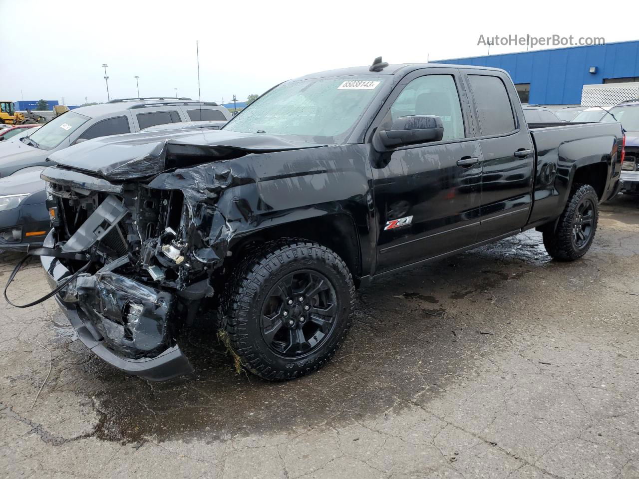 2016 Chevrolet Silverado K1500 Lt Black vin: 1GCVKREC5GZ408023