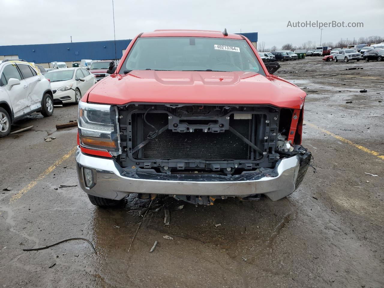 2016 Chevrolet Silverado K1500 Lt Red vin: 1GCVKREC6GZ212799