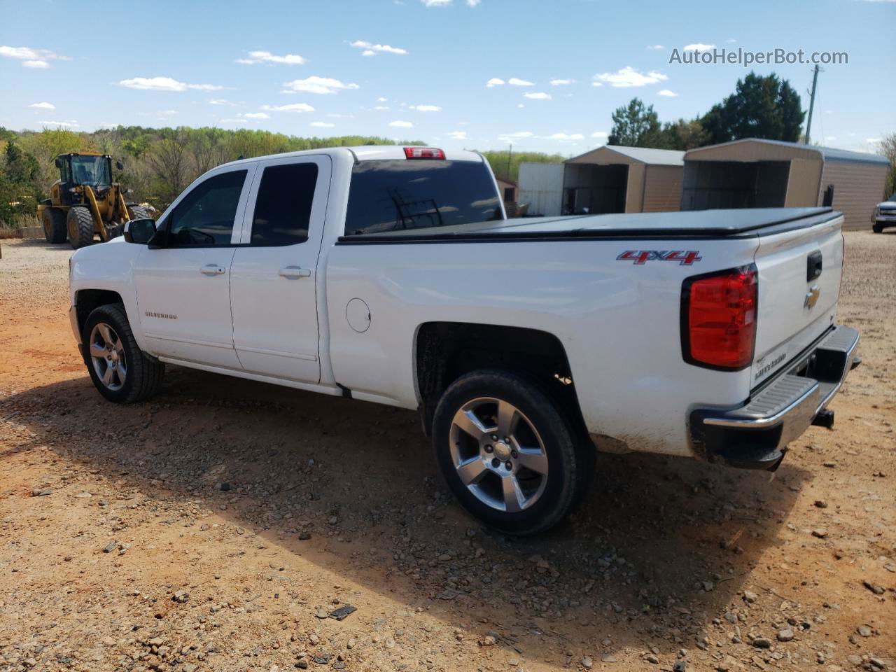 2016 Chevrolet Silverado K1500 Lt White vin: 1GCVKREC6GZ329640