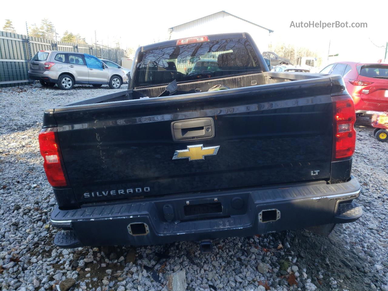 2015 Chevrolet Silverado K1500 Lt Black vin: 1GCVKREC7FZ157665