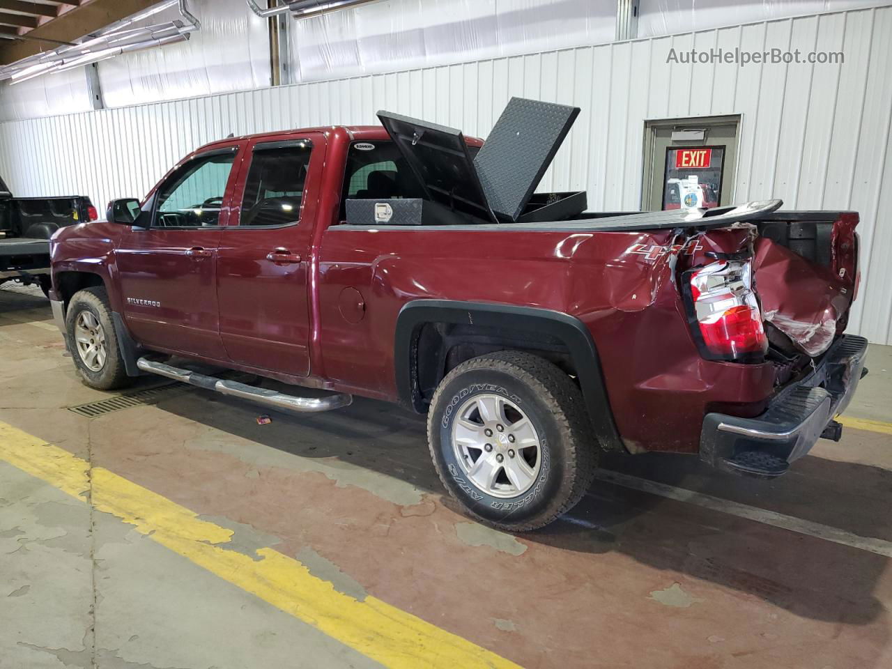 2015 Chevrolet Silverado K1500 Lt Burgundy vin: 1GCVKREC7FZ341438