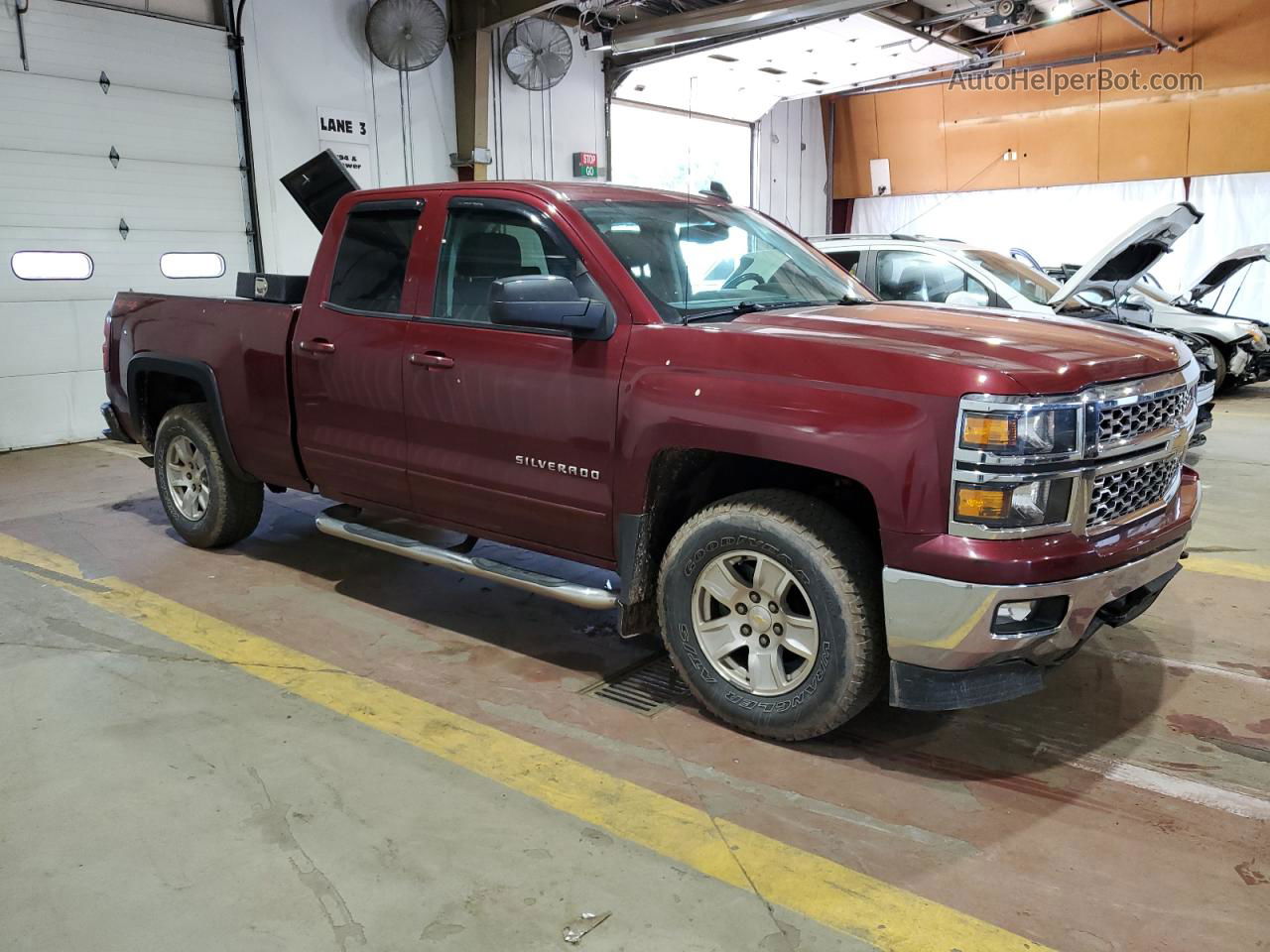 2015 Chevrolet Silverado K1500 Lt Burgundy vin: 1GCVKREC7FZ341438