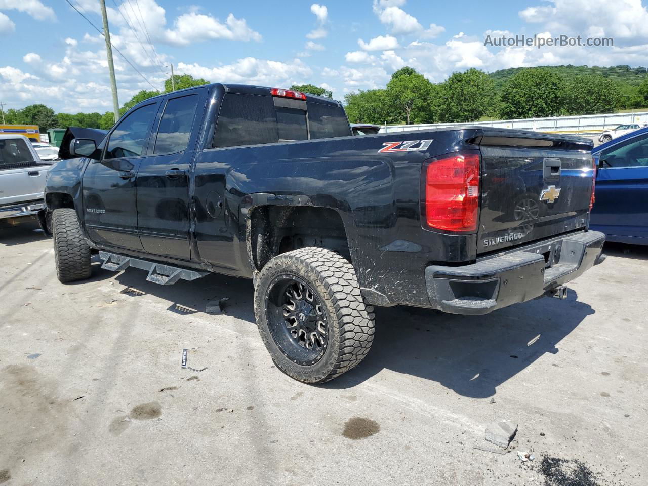 2016 Chevrolet Silverado K1500 Lt Black vin: 1GCVKREC7GZ259517