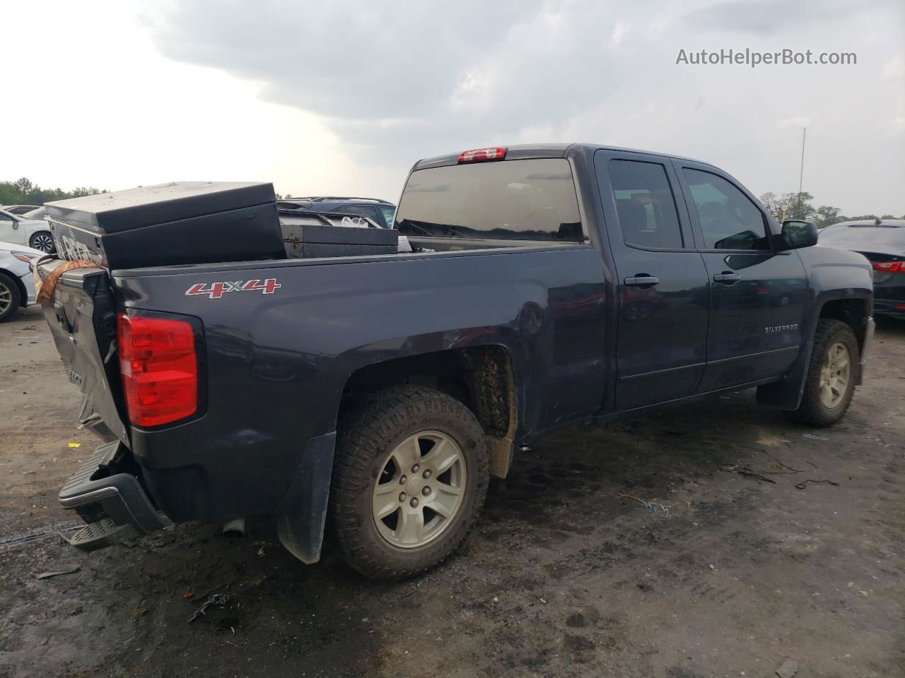 2016 Chevrolet Silverado K1500 Lt Black vin: 1GCVKREC7GZ295580