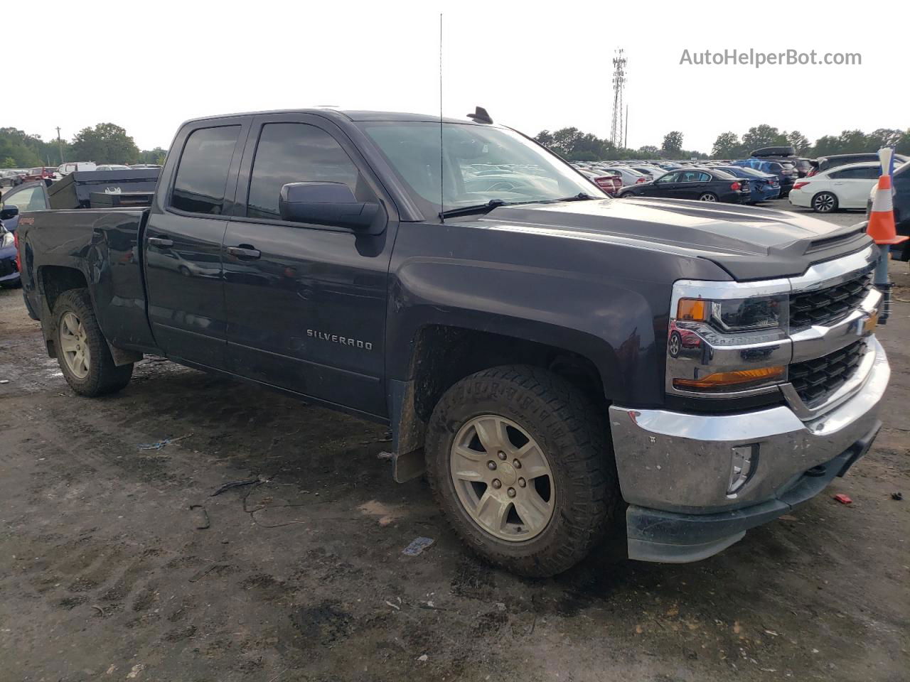 2016 Chevrolet Silverado K1500 Lt Black vin: 1GCVKREC7GZ295580