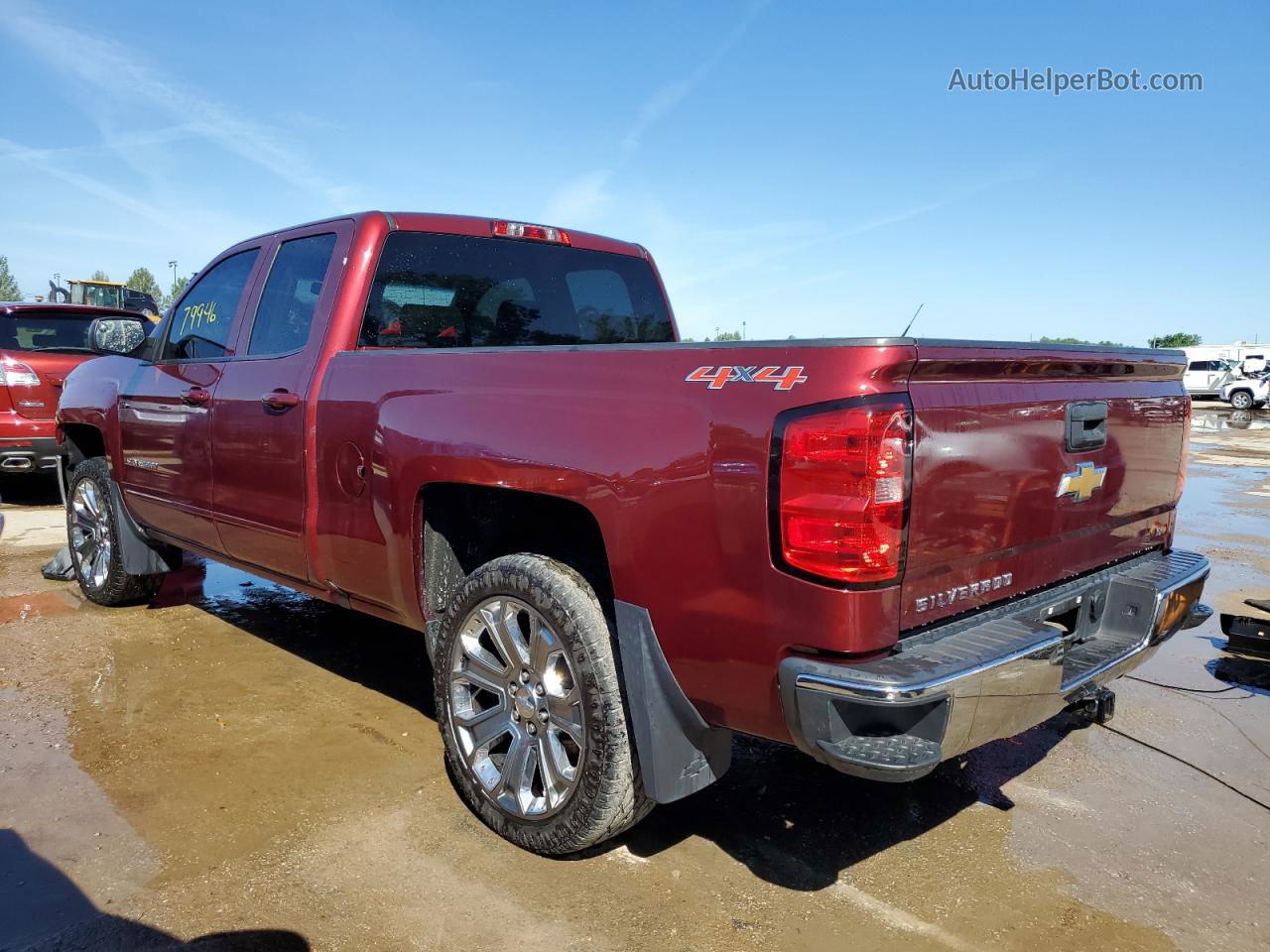 2016 Chevrolet Silverado K1500 Lt Burgundy vin: 1GCVKREC7GZ390382