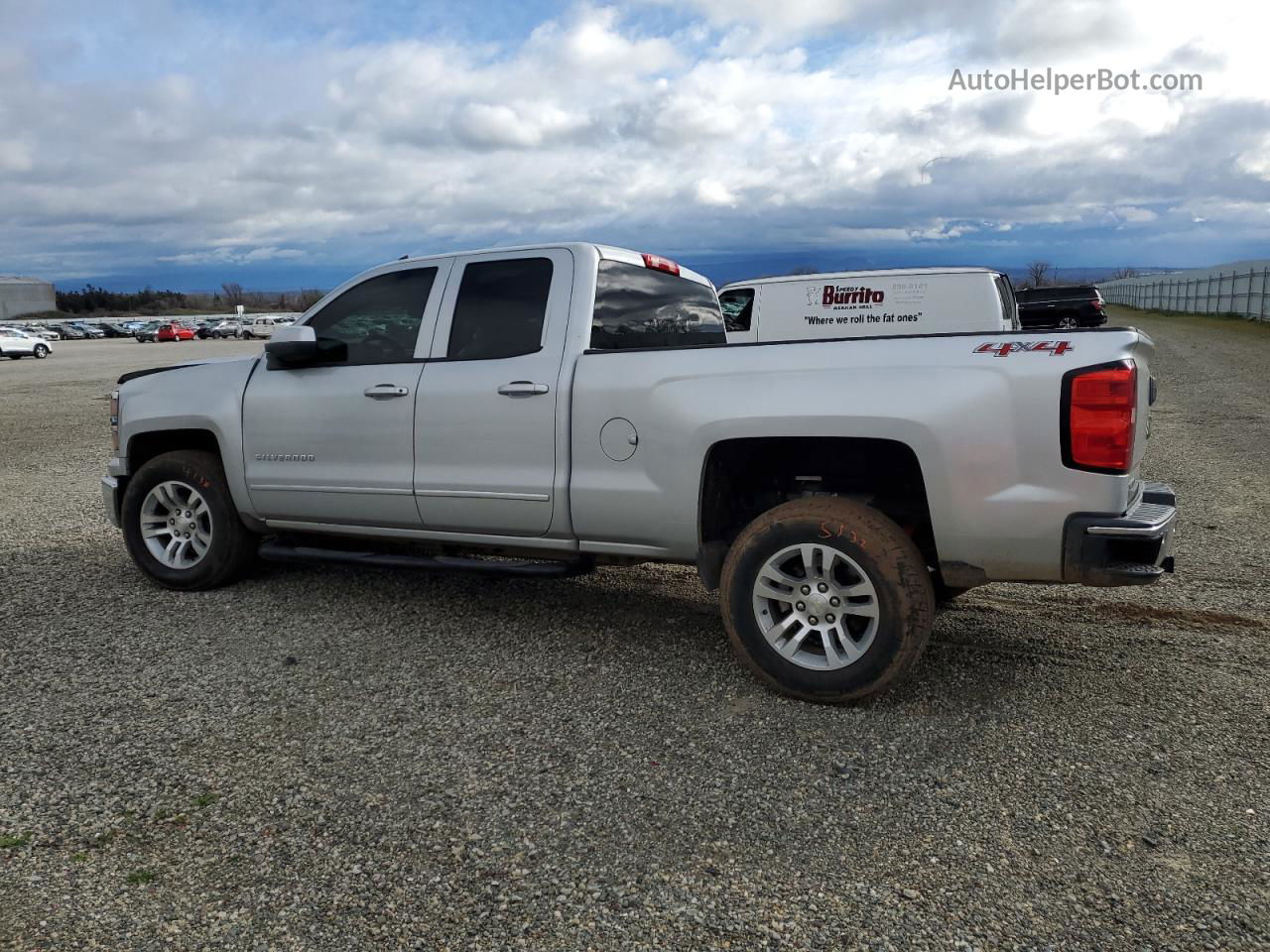 2015 Chevrolet Silverado K1500 Lt Silver vin: 1GCVKREC8FZ187838