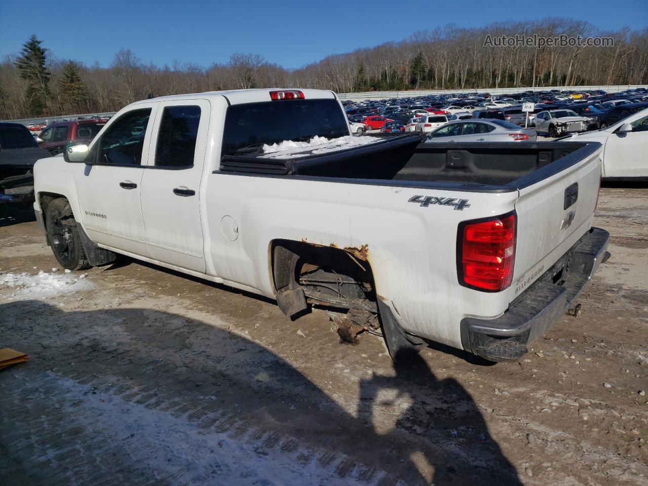 2015 Chevrolet Silverado K1500 Lt White vin: 1GCVKREC8FZ199343