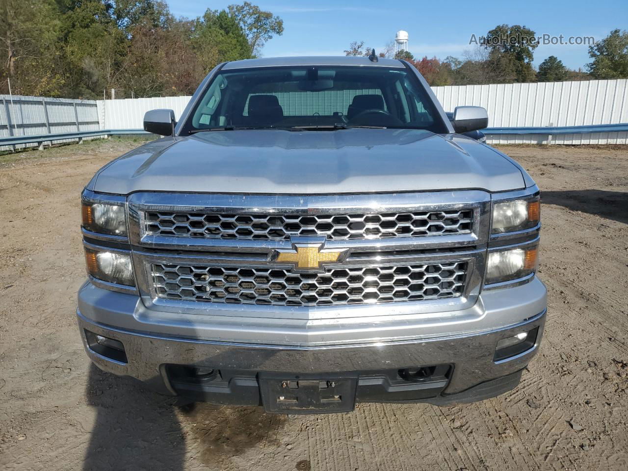 2015 Chevrolet Silverado K1500 Lt Silver vin: 1GCVKREC8FZ283677