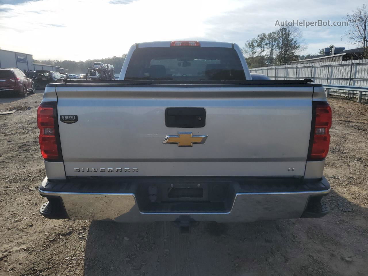 2015 Chevrolet Silverado K1500 Lt Silver vin: 1GCVKREC8FZ283677