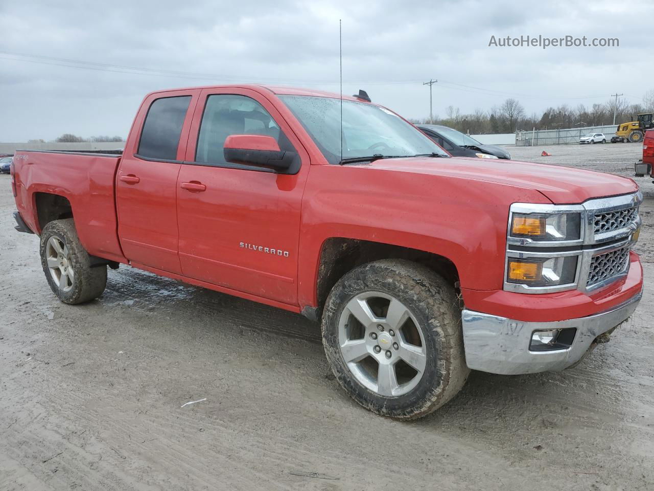 2015 Chevrolet Silverado K1500 Lt Red vin: 1GCVKREC8FZ352884