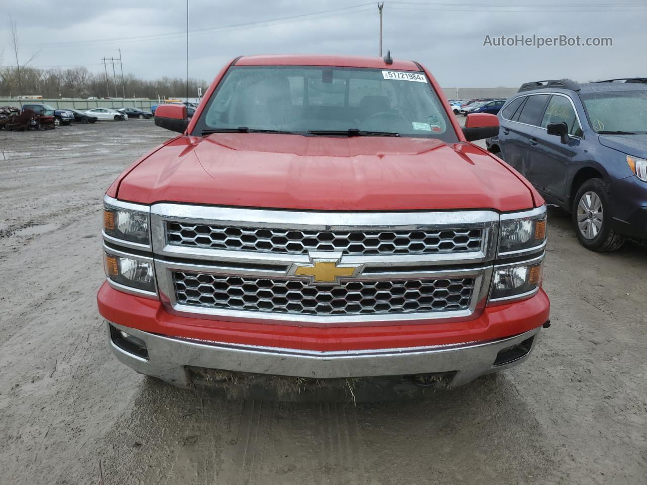 2015 Chevrolet Silverado K1500 Lt Red vin: 1GCVKREC8FZ352884