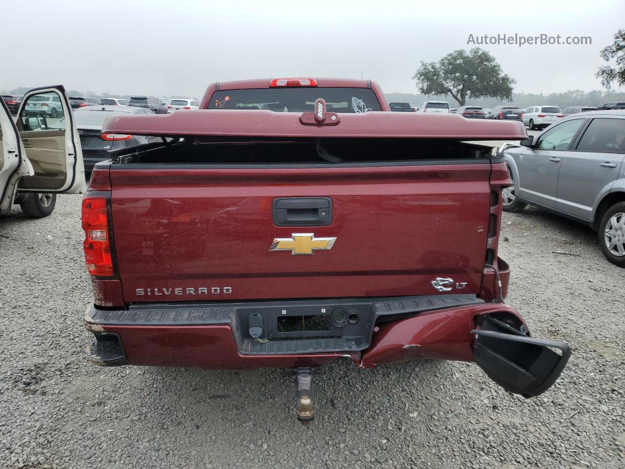 2016 Chevrolet Silverado K1500 Lt Red vin: 1GCVKREC8GZ223965