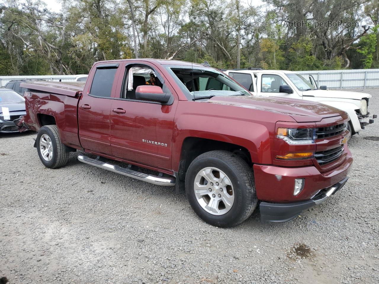 2016 Chevrolet Silverado K1500 Lt Red vin: 1GCVKREC8GZ223965