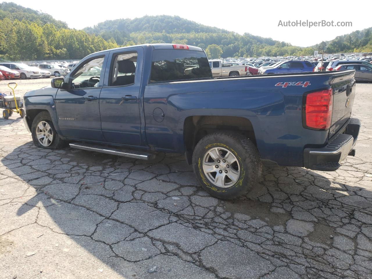 2016 Chevrolet Silverado K1500 Lt Blue vin: 1GCVKREC8GZ363269