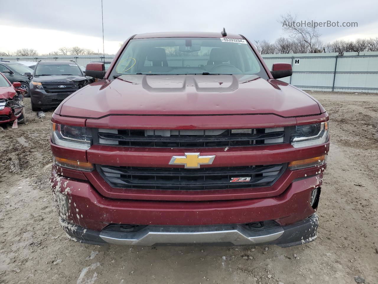 2016 Chevrolet Silverado K1500 Lt Maroon vin: 1GCVKREC8GZ366477