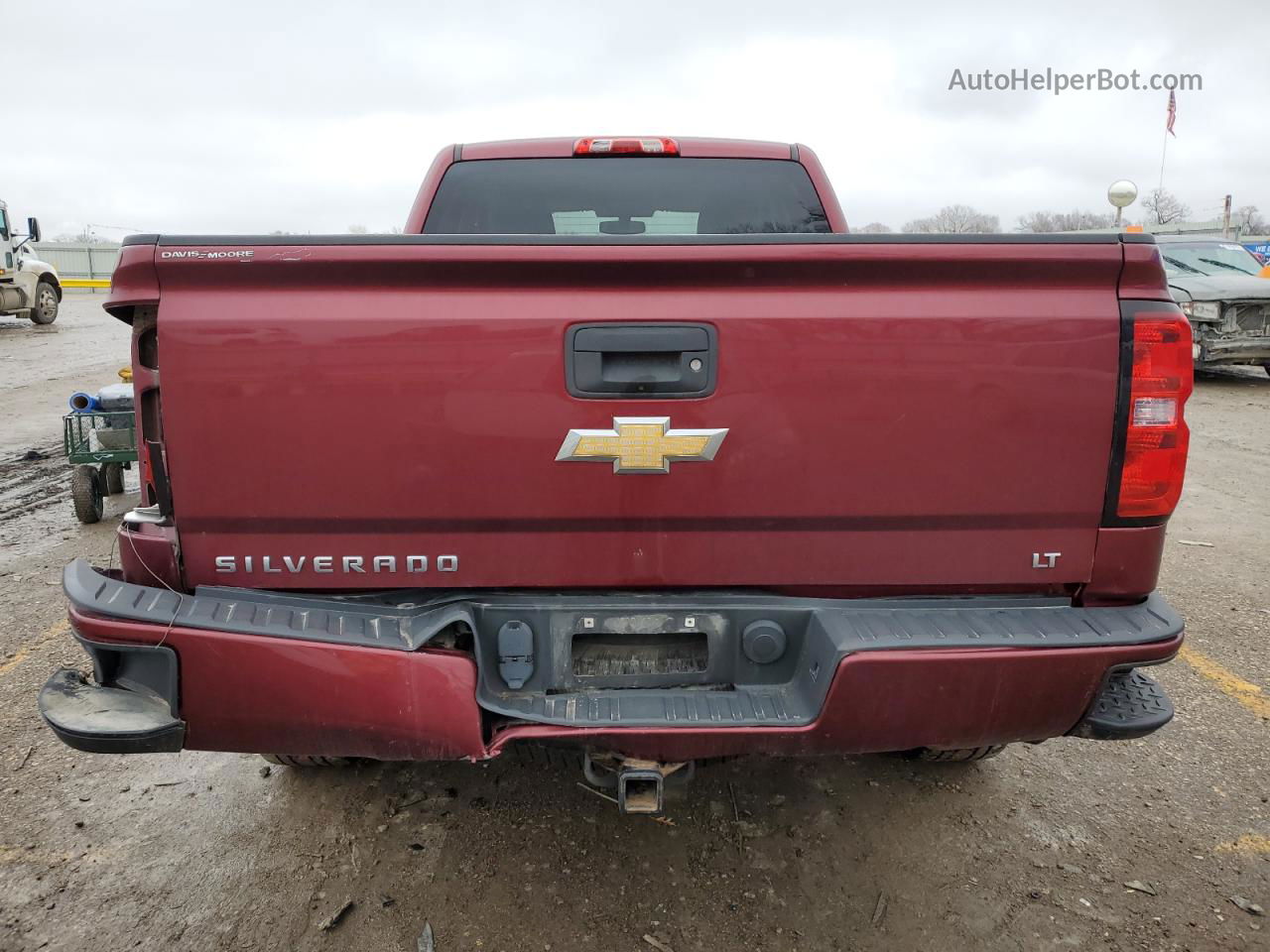 2016 Chevrolet Silverado K1500 Lt Maroon vin: 1GCVKREC8GZ366477