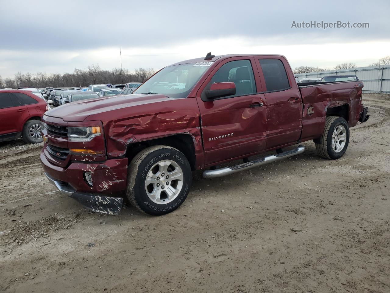 2016 Chevrolet Silverado K1500 Lt Maroon vin: 1GCVKREC8GZ366477