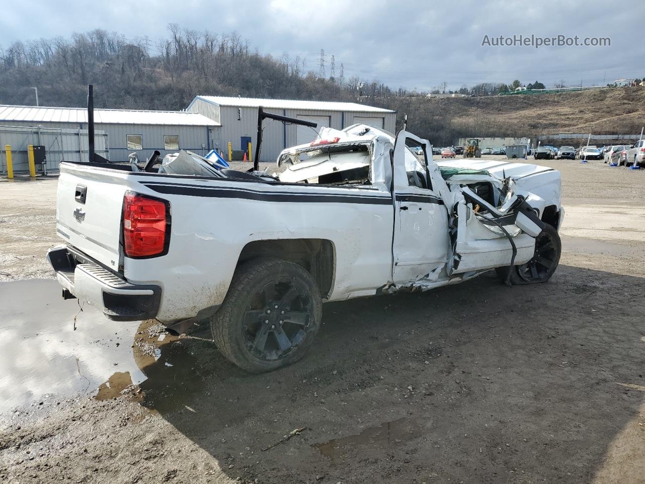 2016 Chevrolet Silverado K1500 Lt White vin: 1GCVKREC8GZ378581