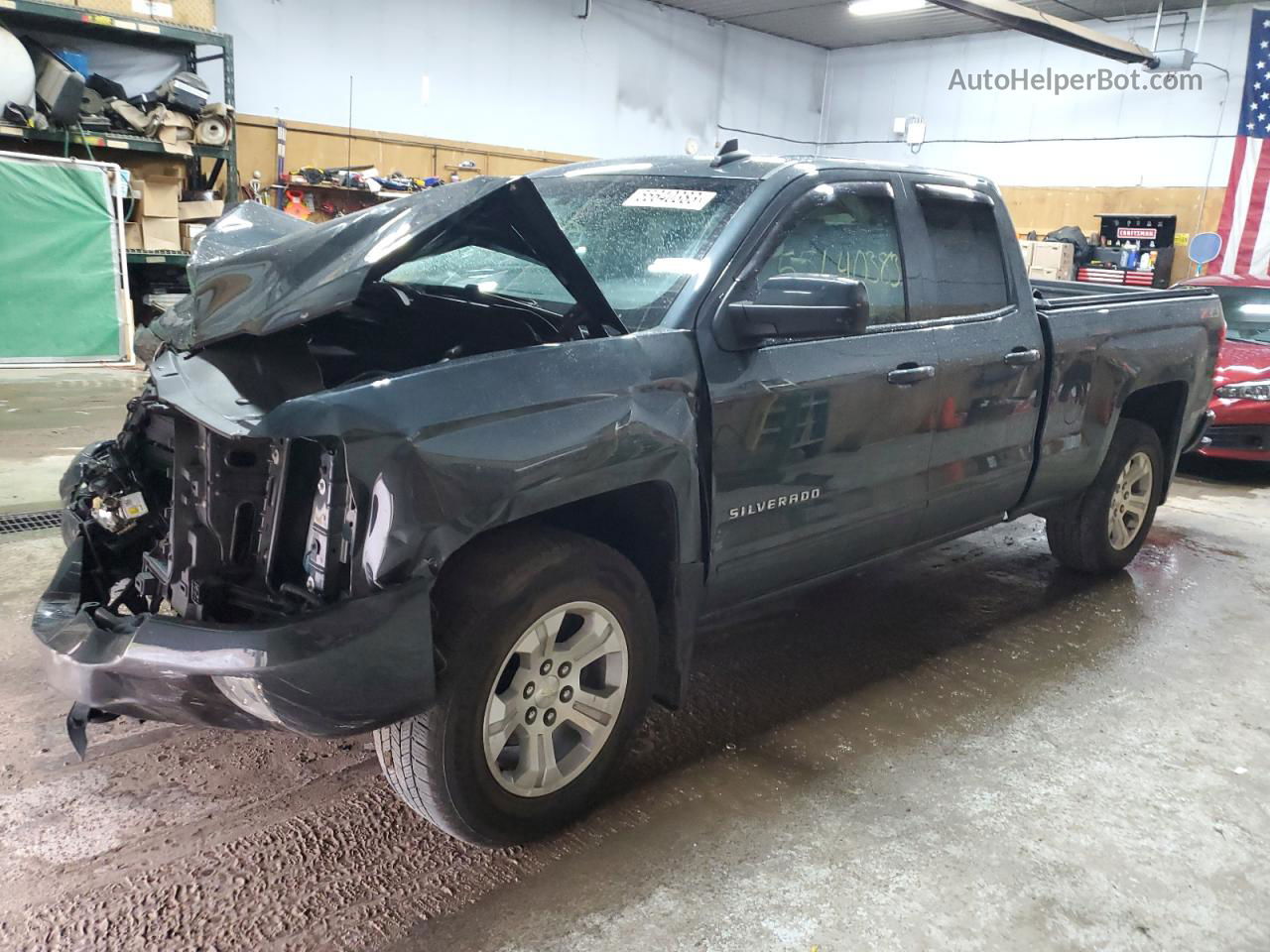 2018 Chevrolet Silverado K1500 Lt Blue vin: 1GCVKREC8JZ226436