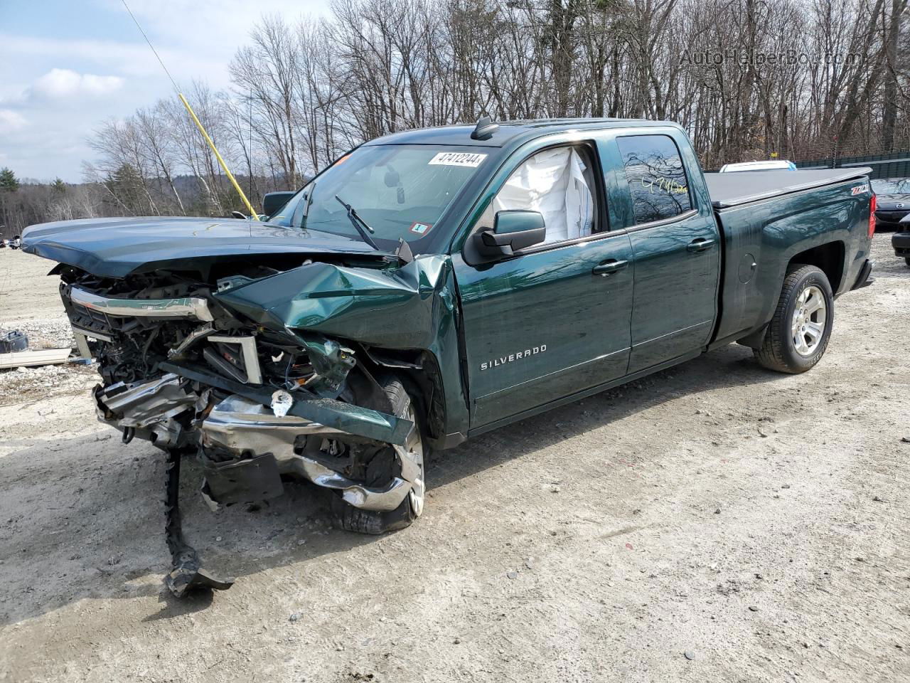 2015 Chevrolet Silverado K1500 Lt Green vin: 1GCVKREC9FZ146859