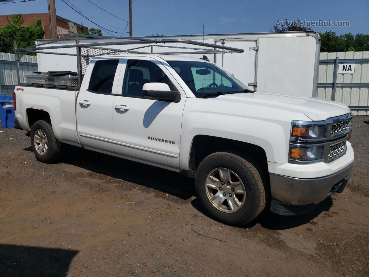 2015 Chevrolet Silverado K1500 Lt White vin: 1GCVKREC9FZ182695