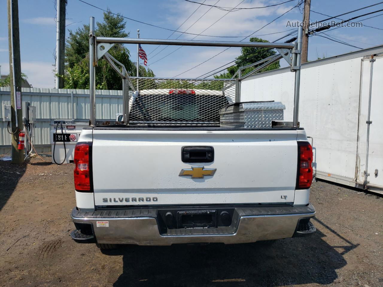 2015 Chevrolet Silverado K1500 Lt White vin: 1GCVKREC9FZ182695